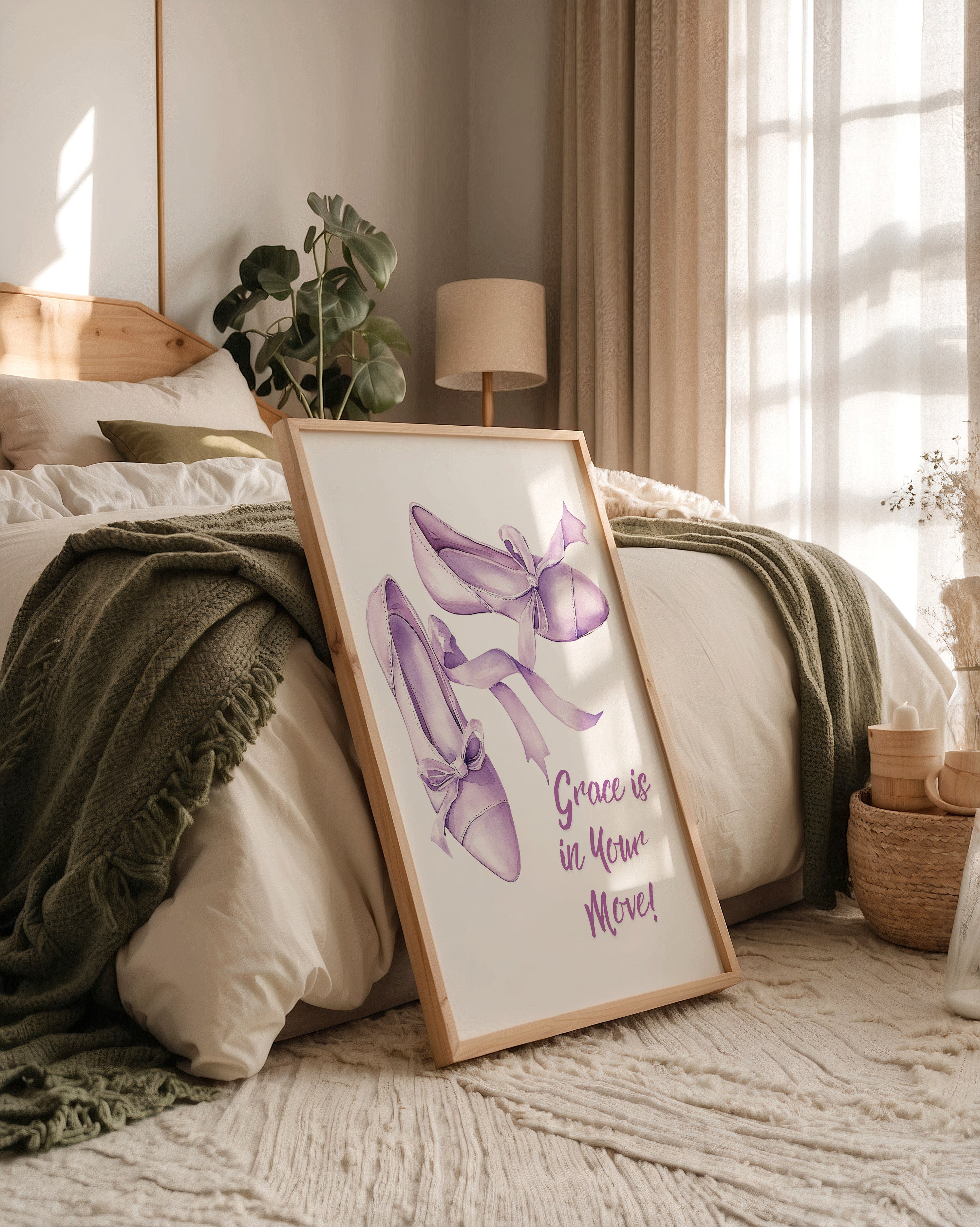 Tanzschuhe Pastell Aquarell