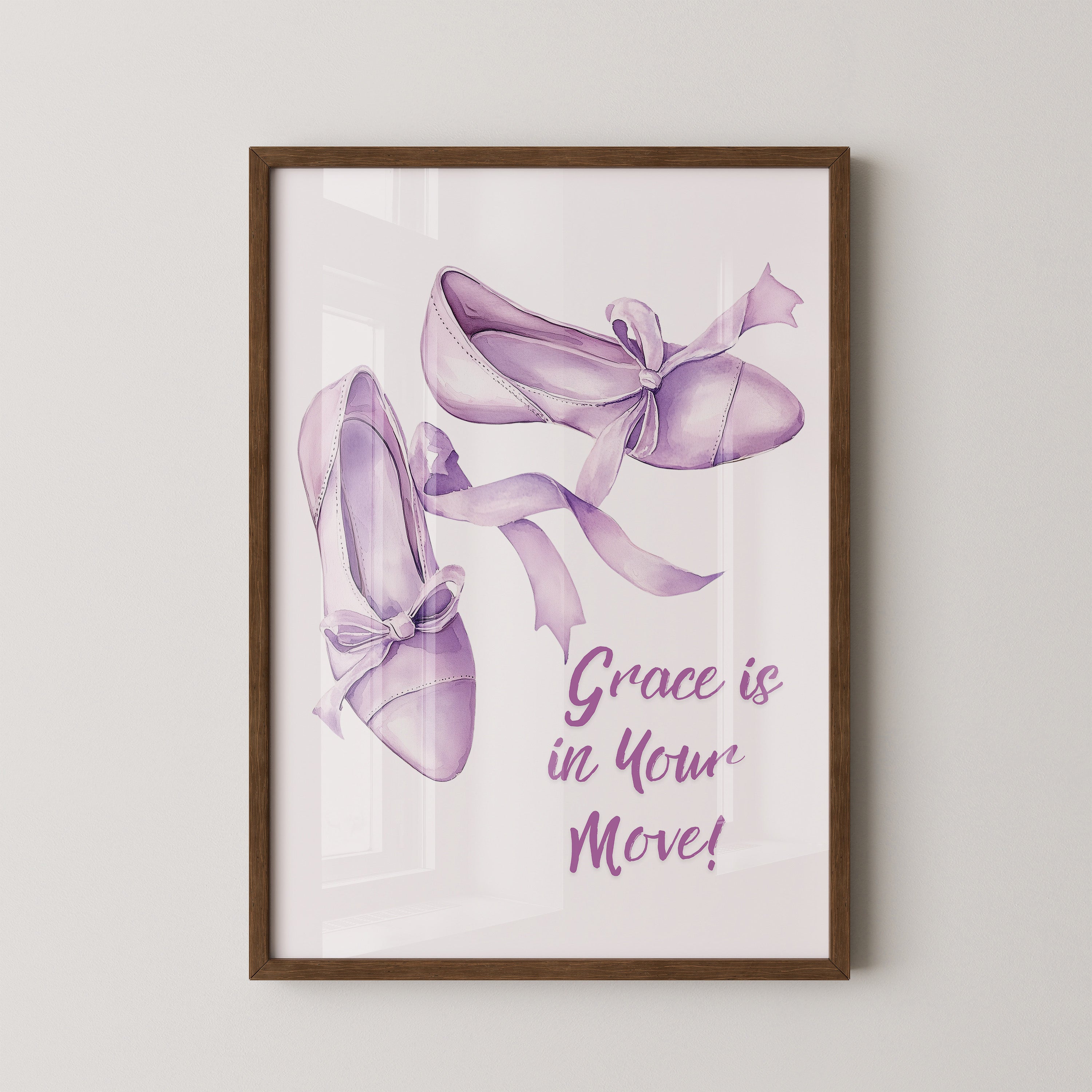 Tanzschuhe Pastell Aquarell