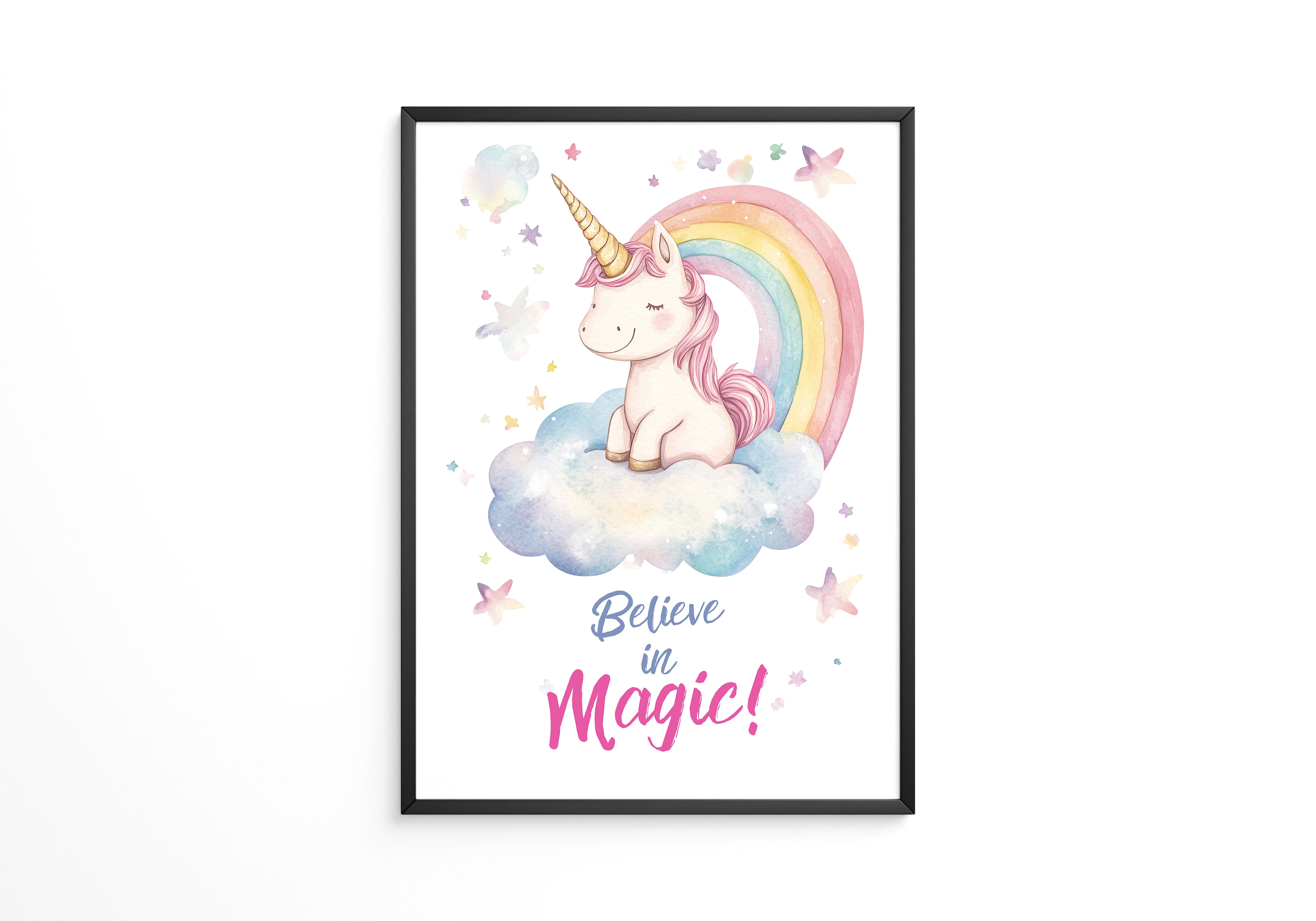 Einhorn Regenbogen Pastellträume