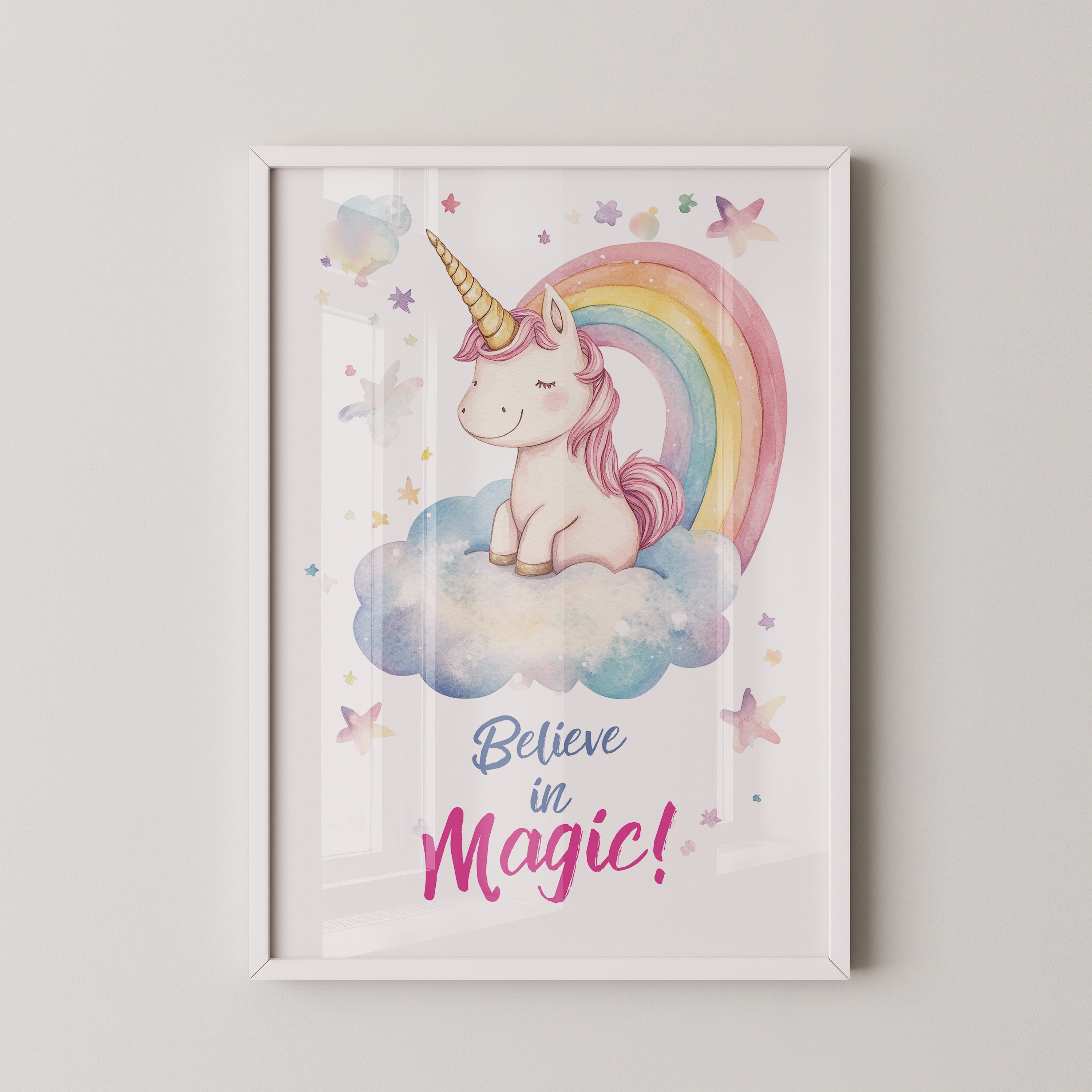 Einhorn Regenbogen Pastellträume