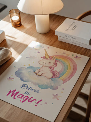Einhorn Regenbogen Pastellträume