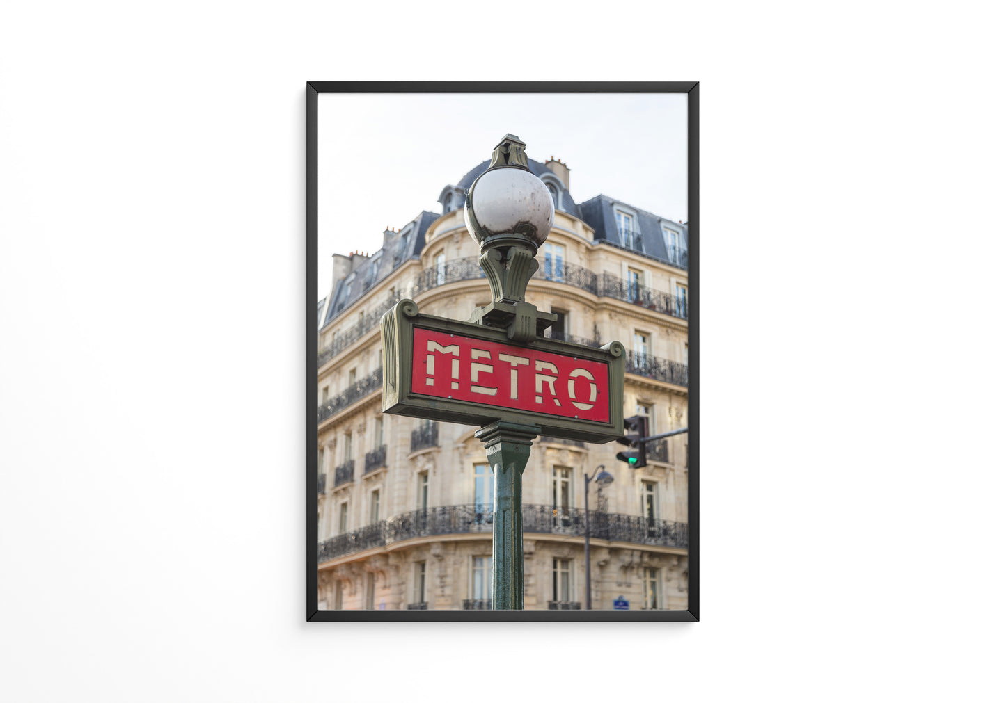Pariser Metro Zeichen Vintage