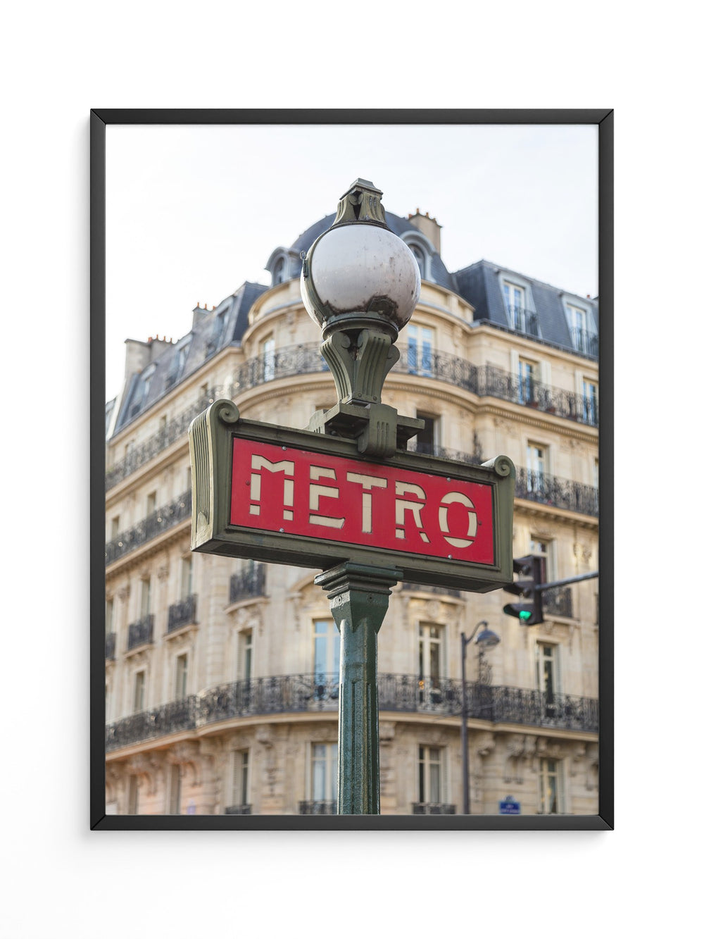 Pariser Metro Zeichen Vintage