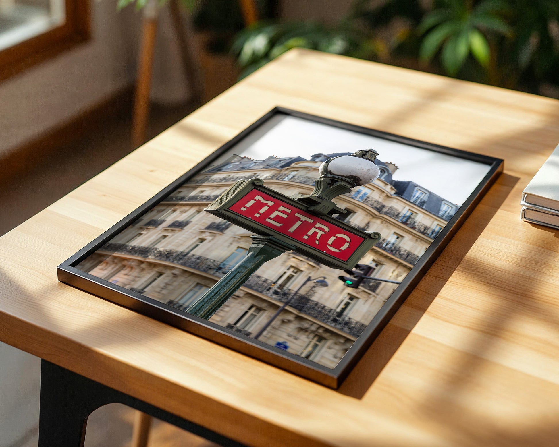 Pariser Metro Zeichen Vintage