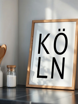 Köln Typografie modern