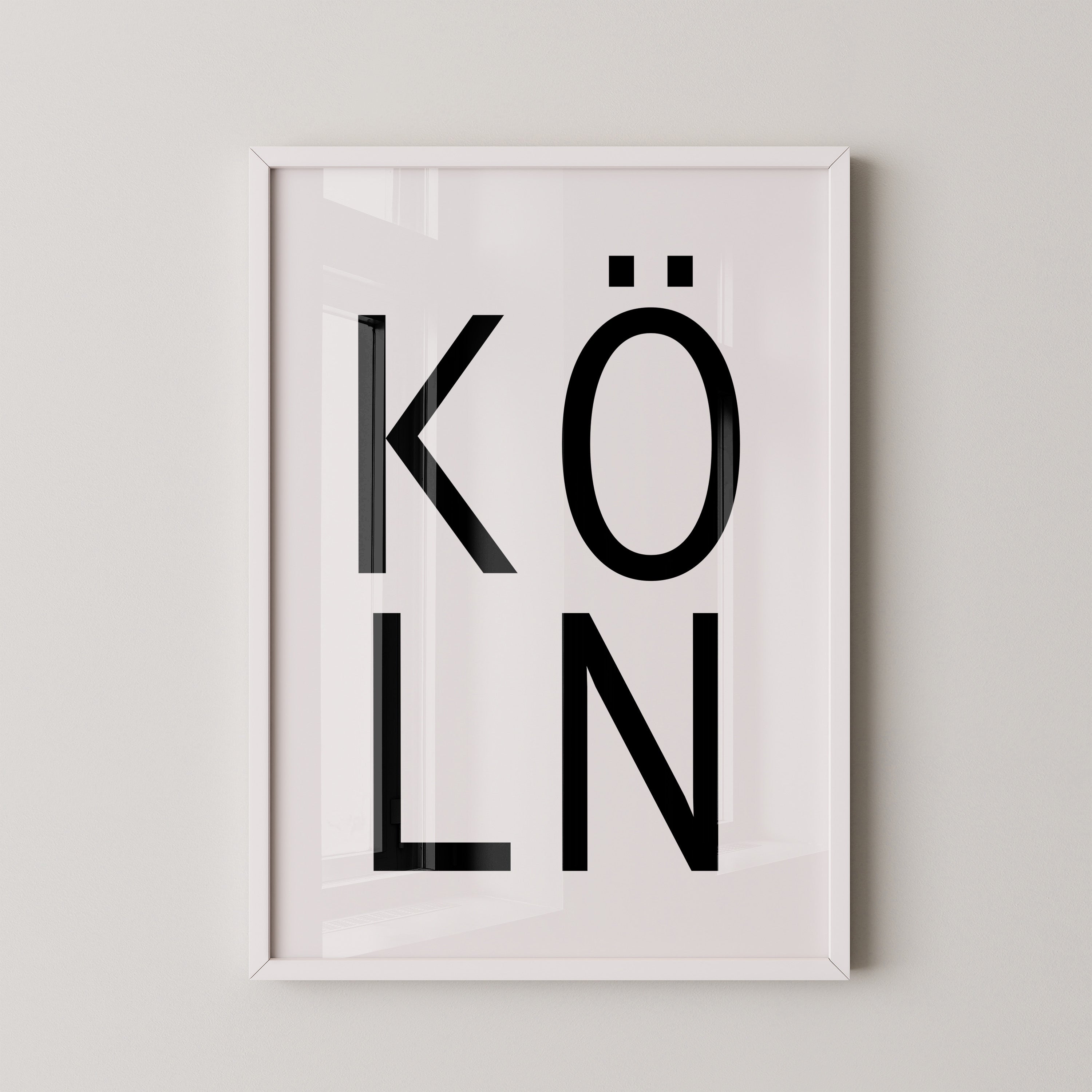 Köln Typografie modern