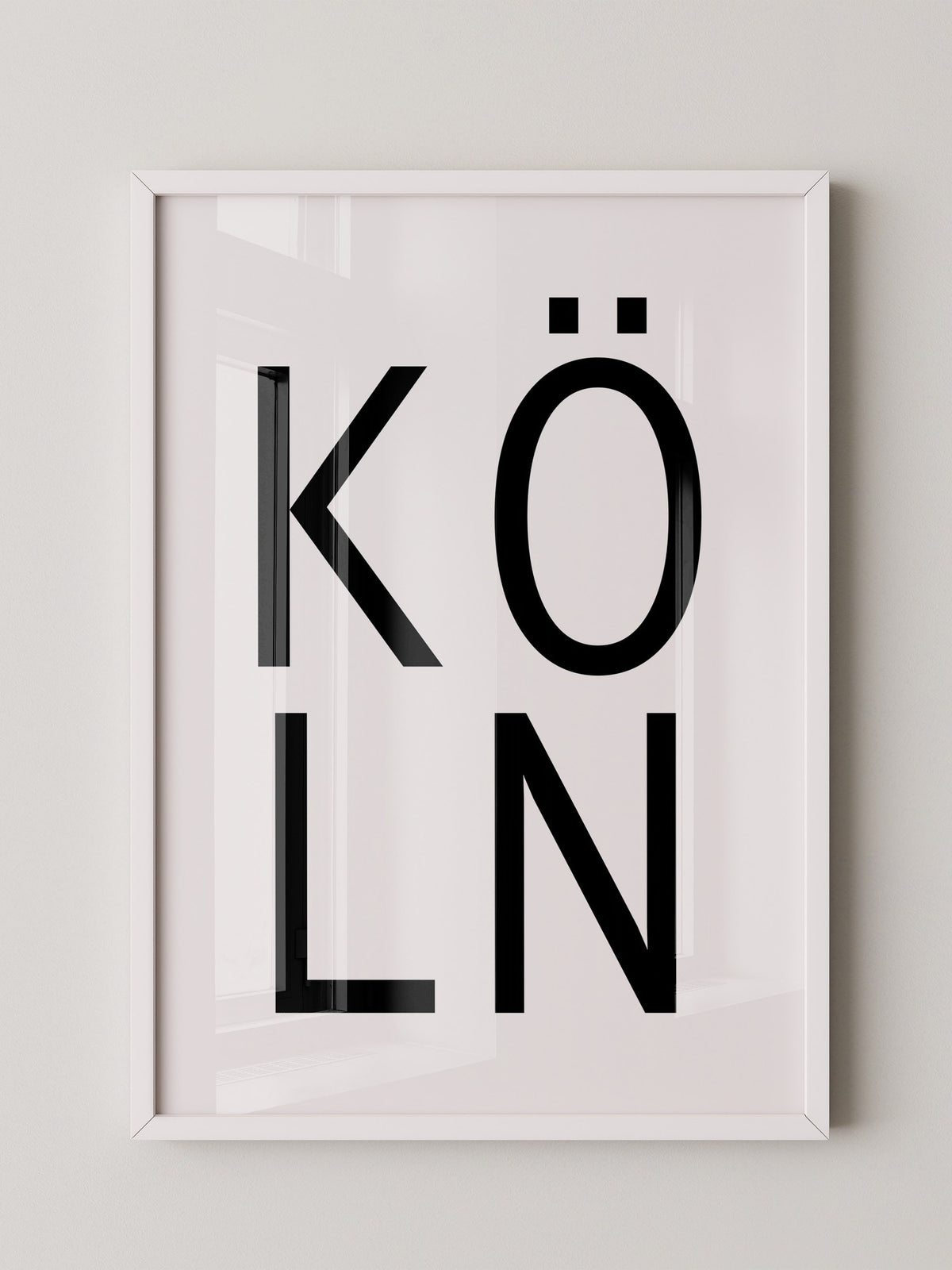 Köln Typografie modern