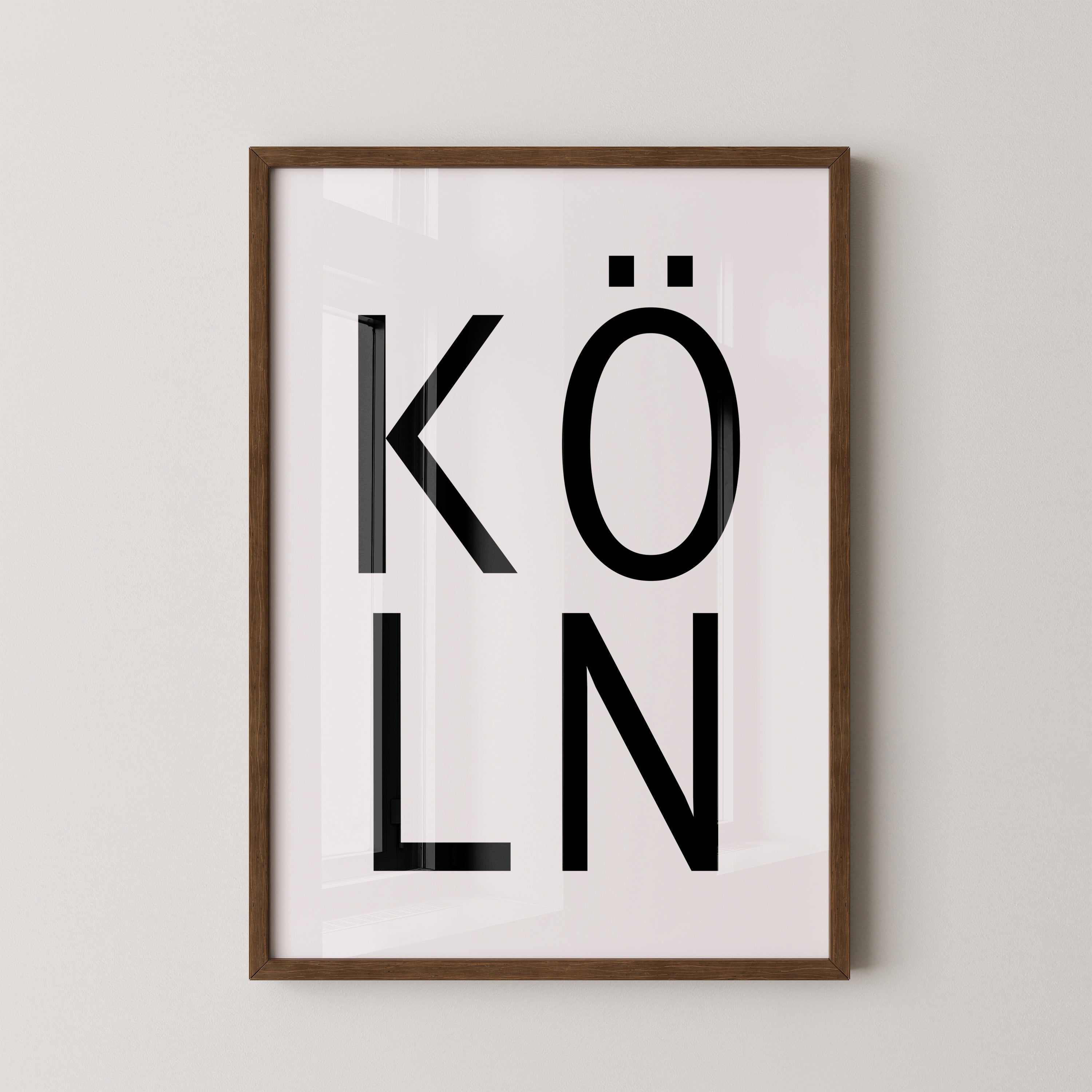 Köln Typografie modern