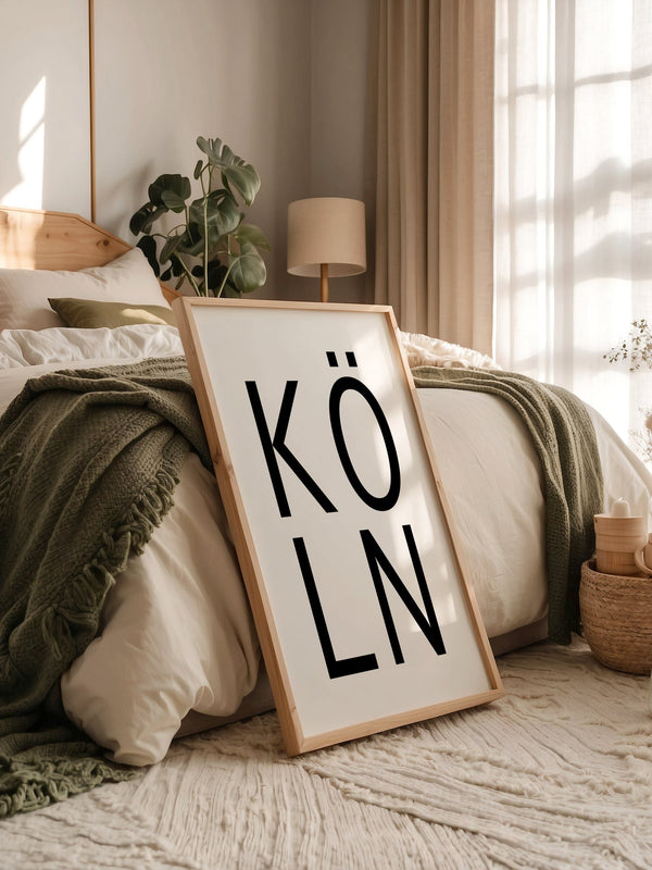 Köln Typografie modern