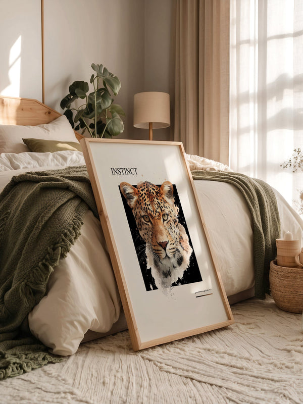 Leopard Aquarell Intensiv