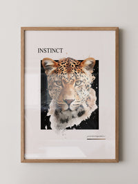 Leopard Aquarell Intensiv