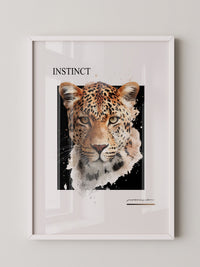 Leopard Aquarell Intensiv