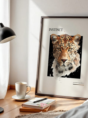 Leopard Aquarell Intensiv