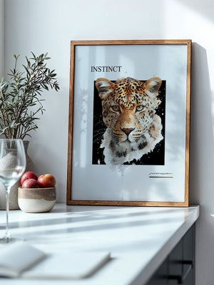 Leopard Aquarell Intensiv