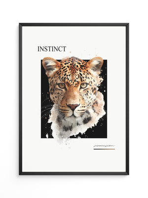 Leopard Aquarell Intensiv