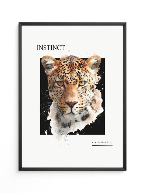 Leopard Aquarell Intensiv