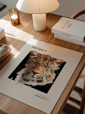 Leopard Aquarell Intensiv