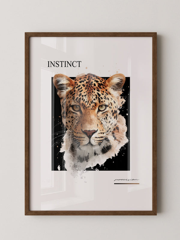 Leopard Aquarell Intensiv