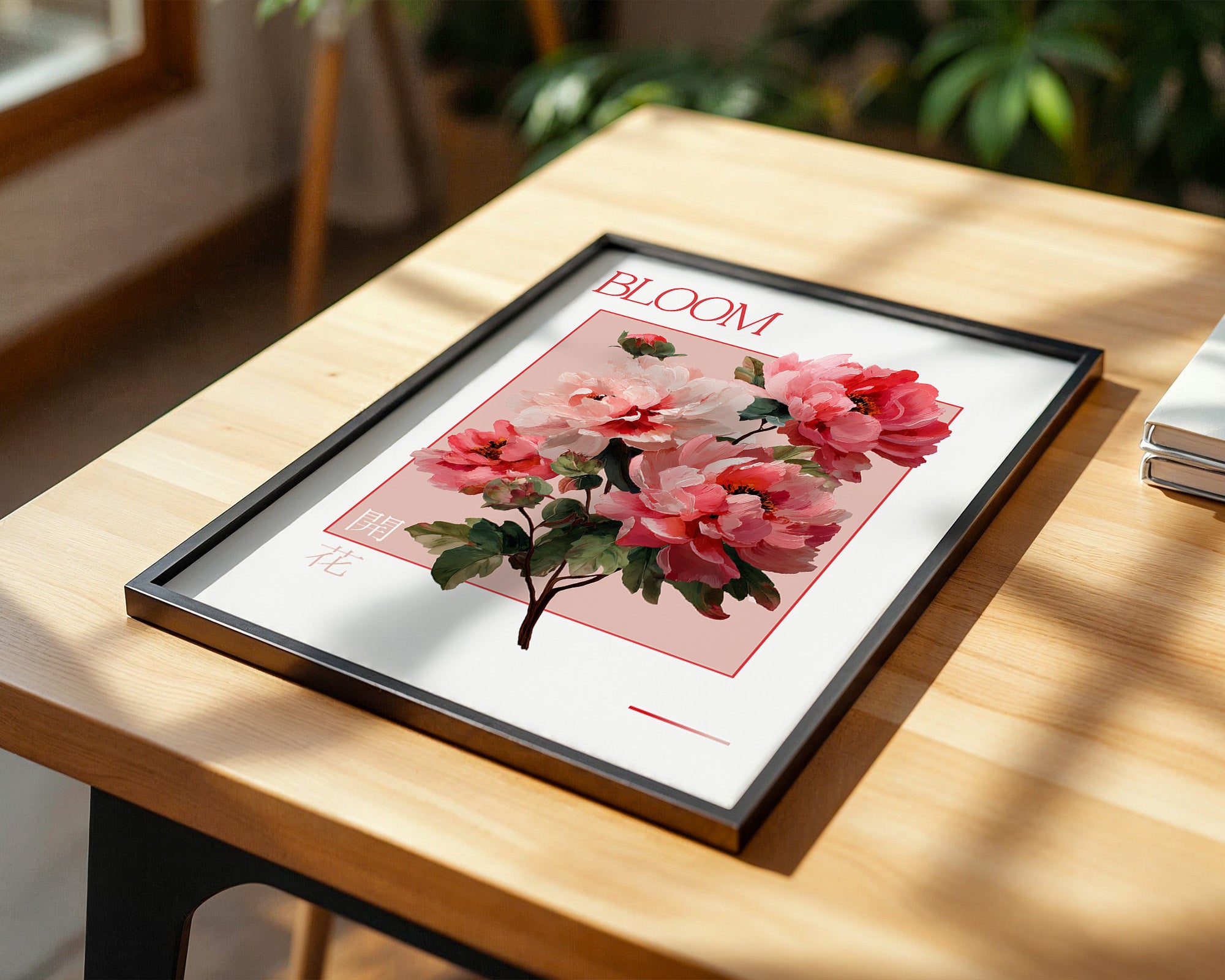 Pfingstrosen Rosa Malerei