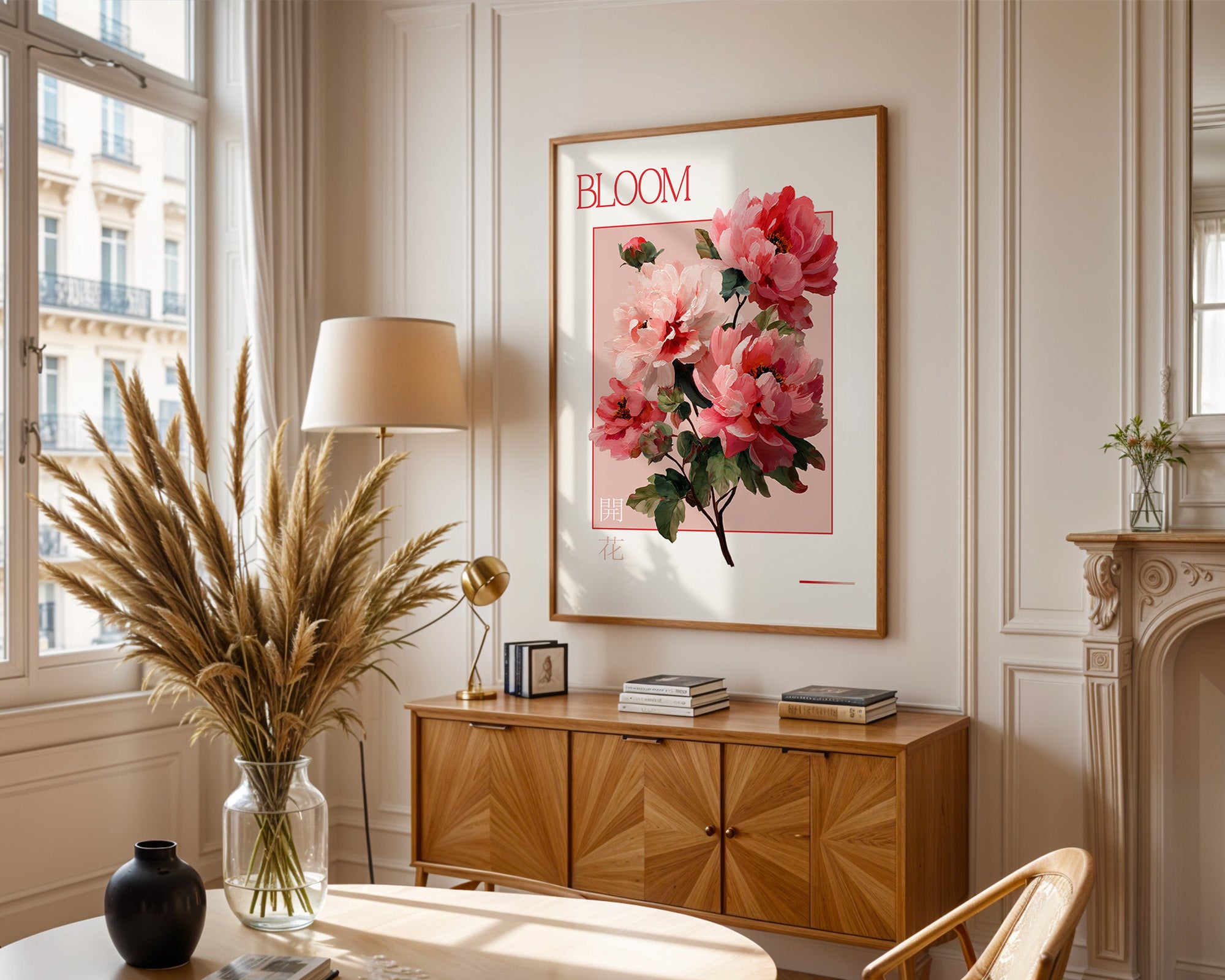 Pfingstrosen Rosa Malerei