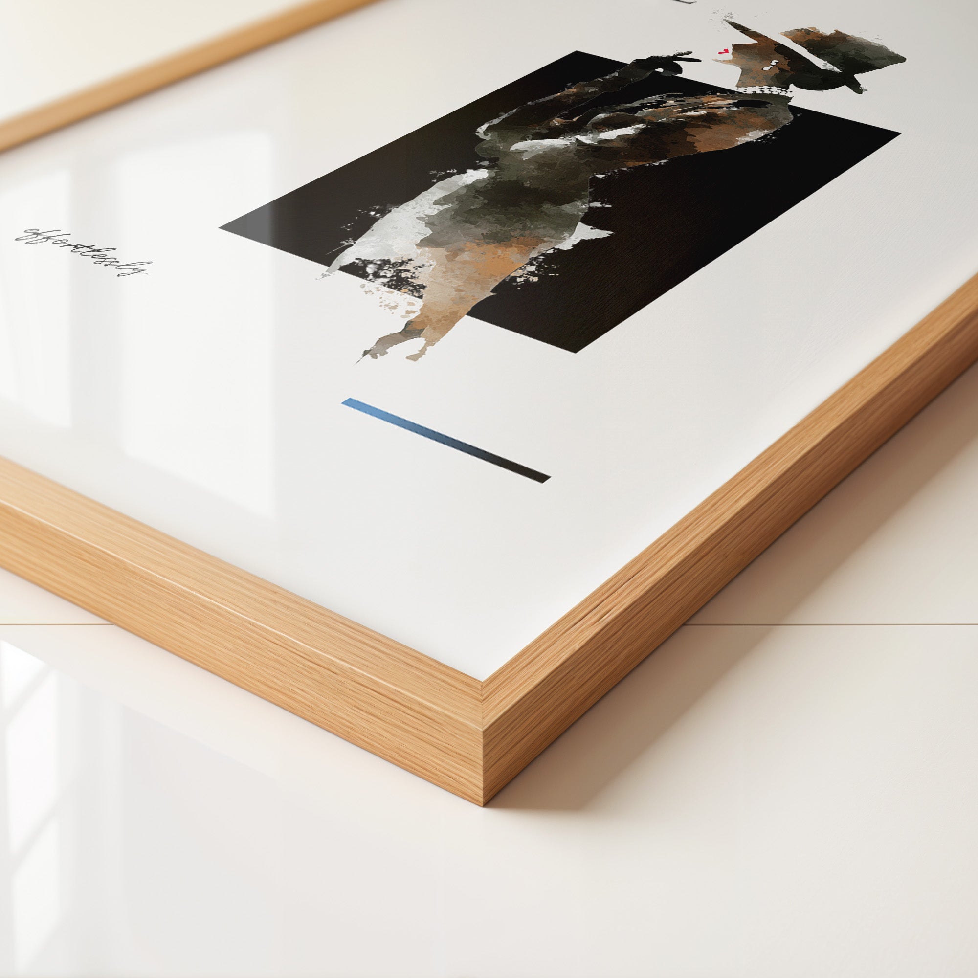 Elegante Frau Aquarell Vintage