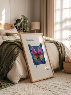 Bunter Schmetterling Aquarell