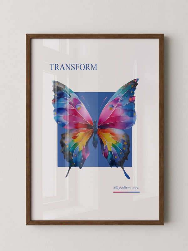 Bunter Schmetterling Aquarell