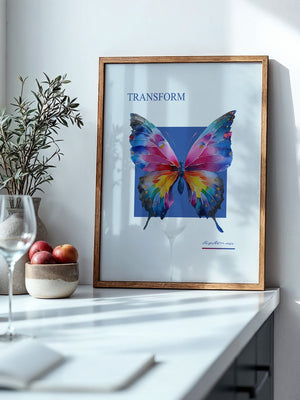 Bunter Schmetterling Aquarell