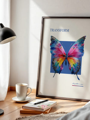 Bunter Schmetterling Aquarell