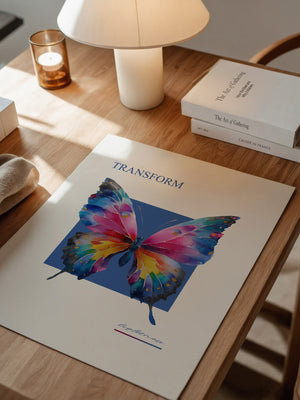 Bunter Schmetterling Aquarell