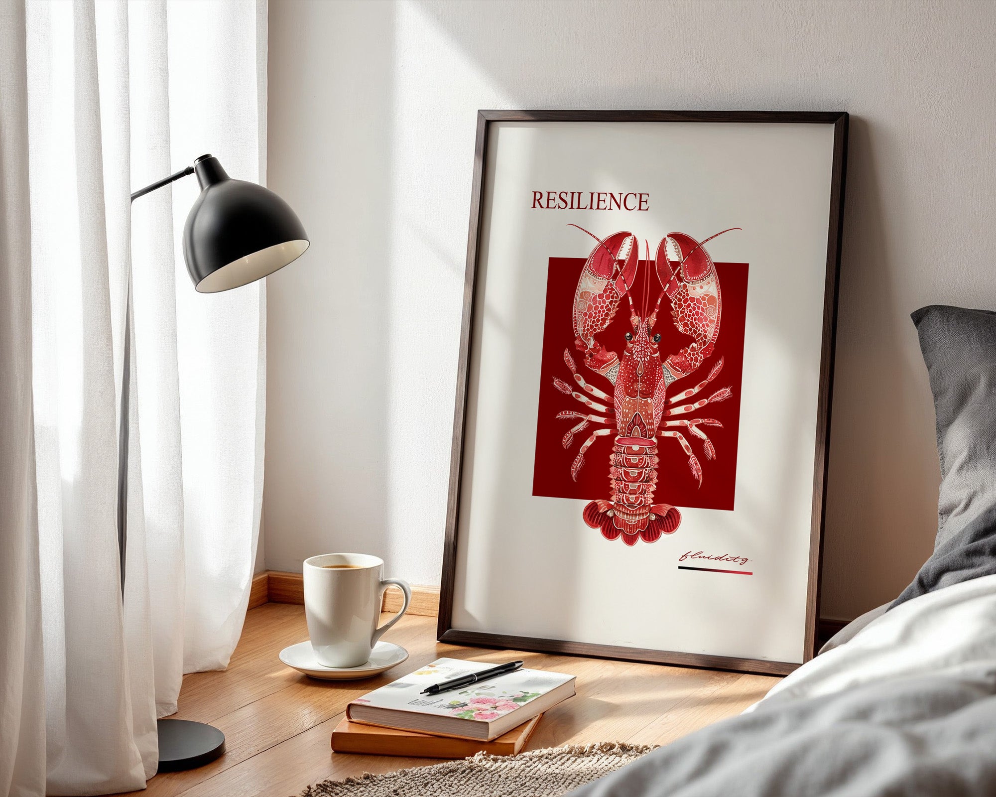 Hummer Grafik Rotmuster