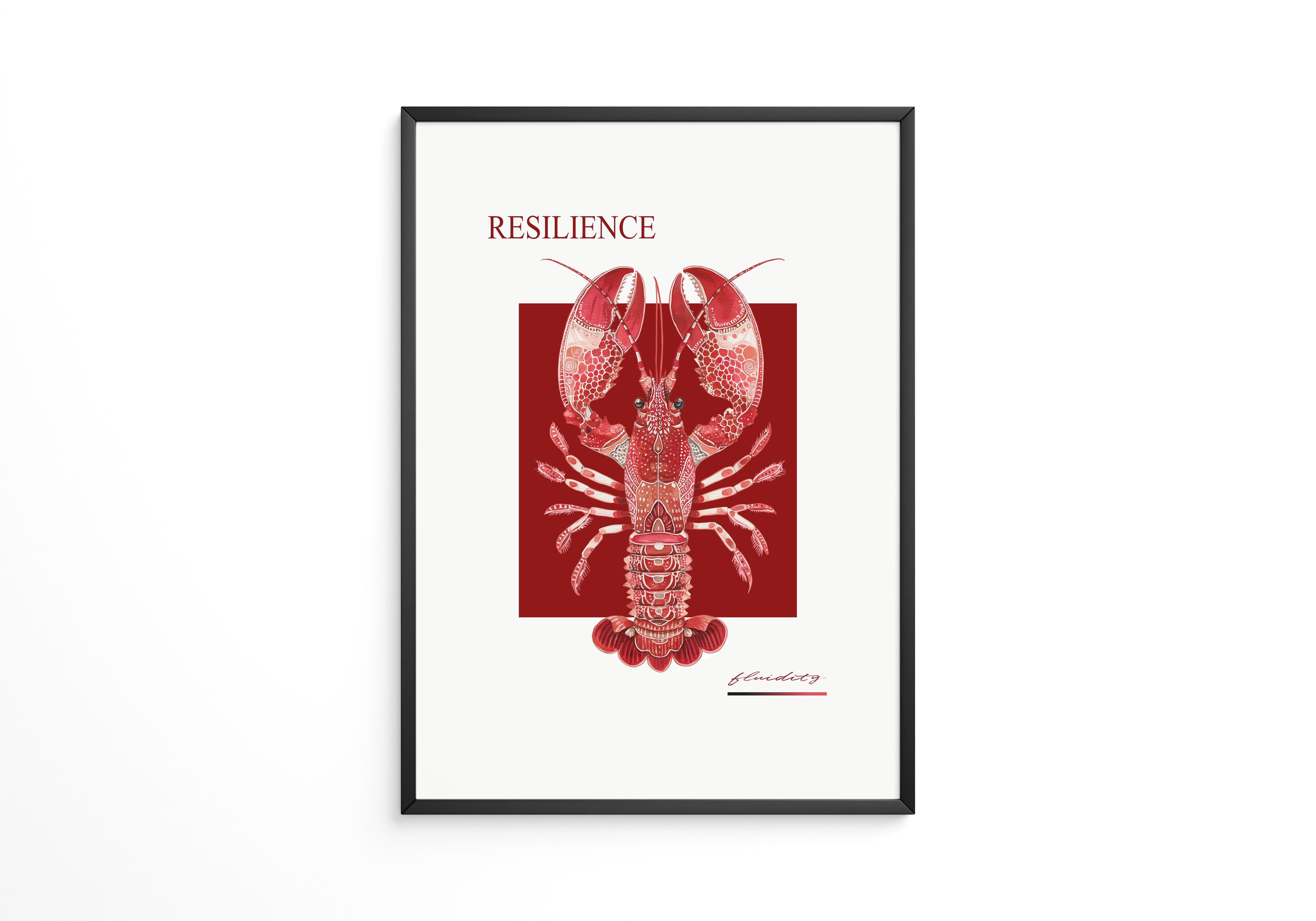 Hummer Grafik Rotmuster