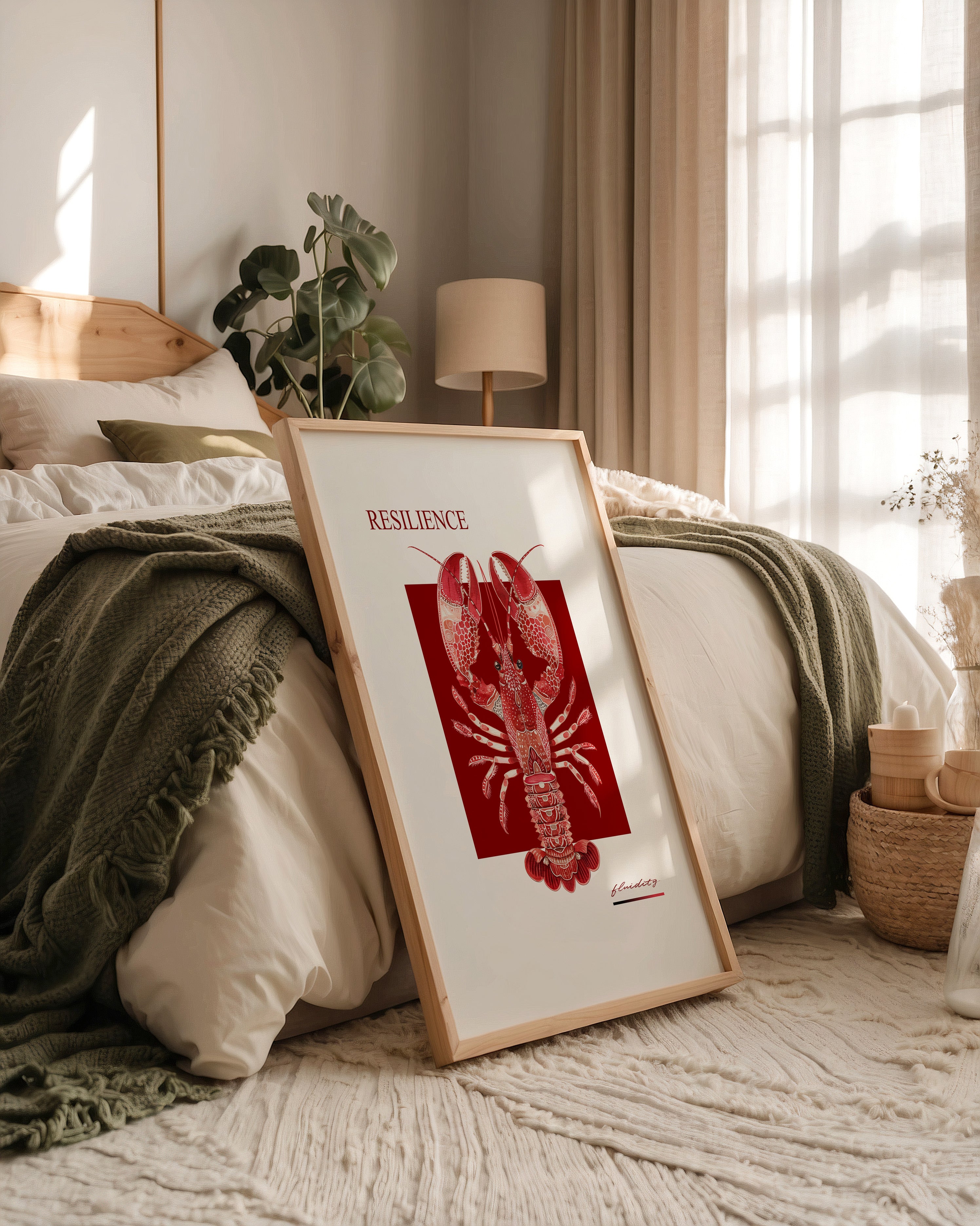 Hummer Grafik Rotmuster