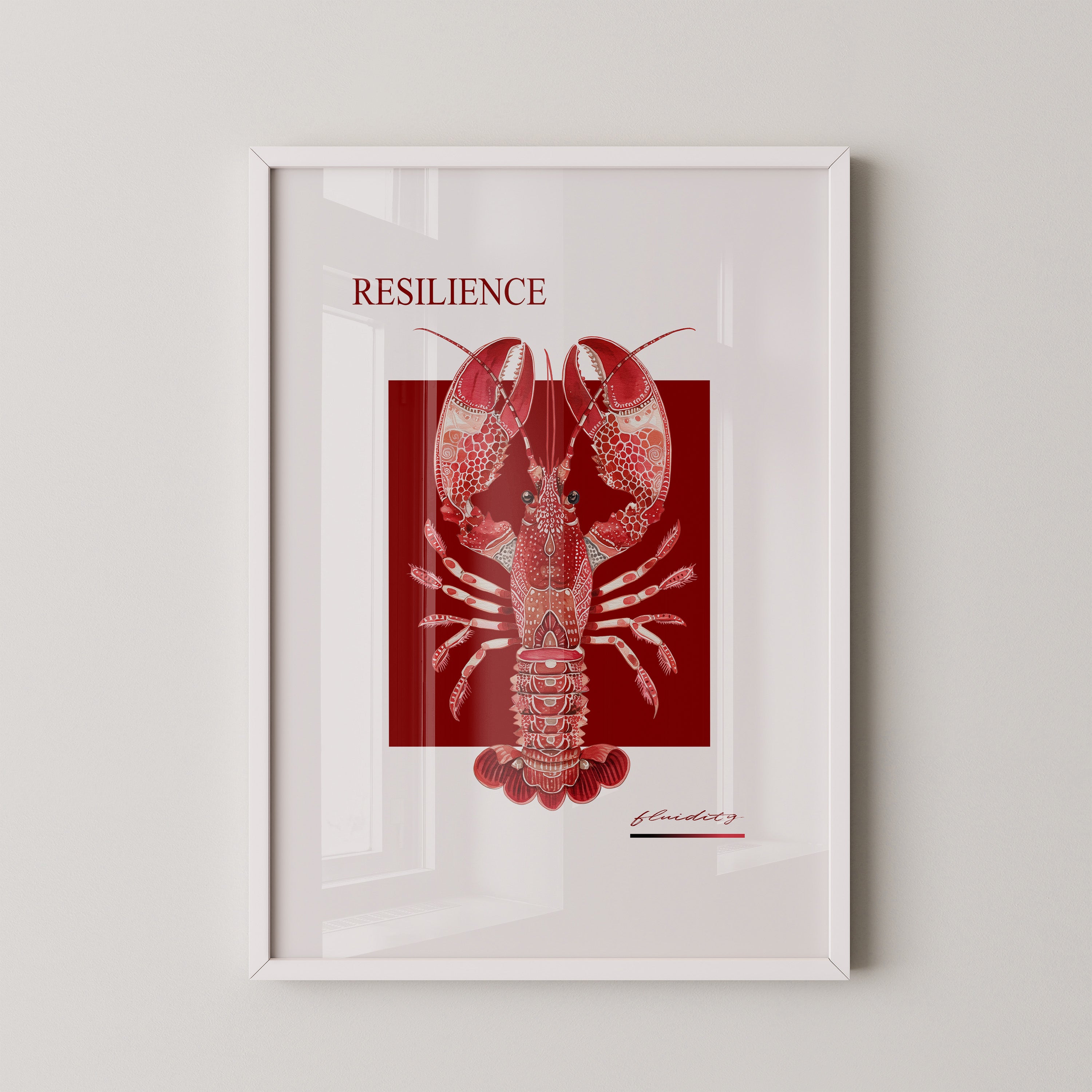 Hummer Grafik Rotmuster