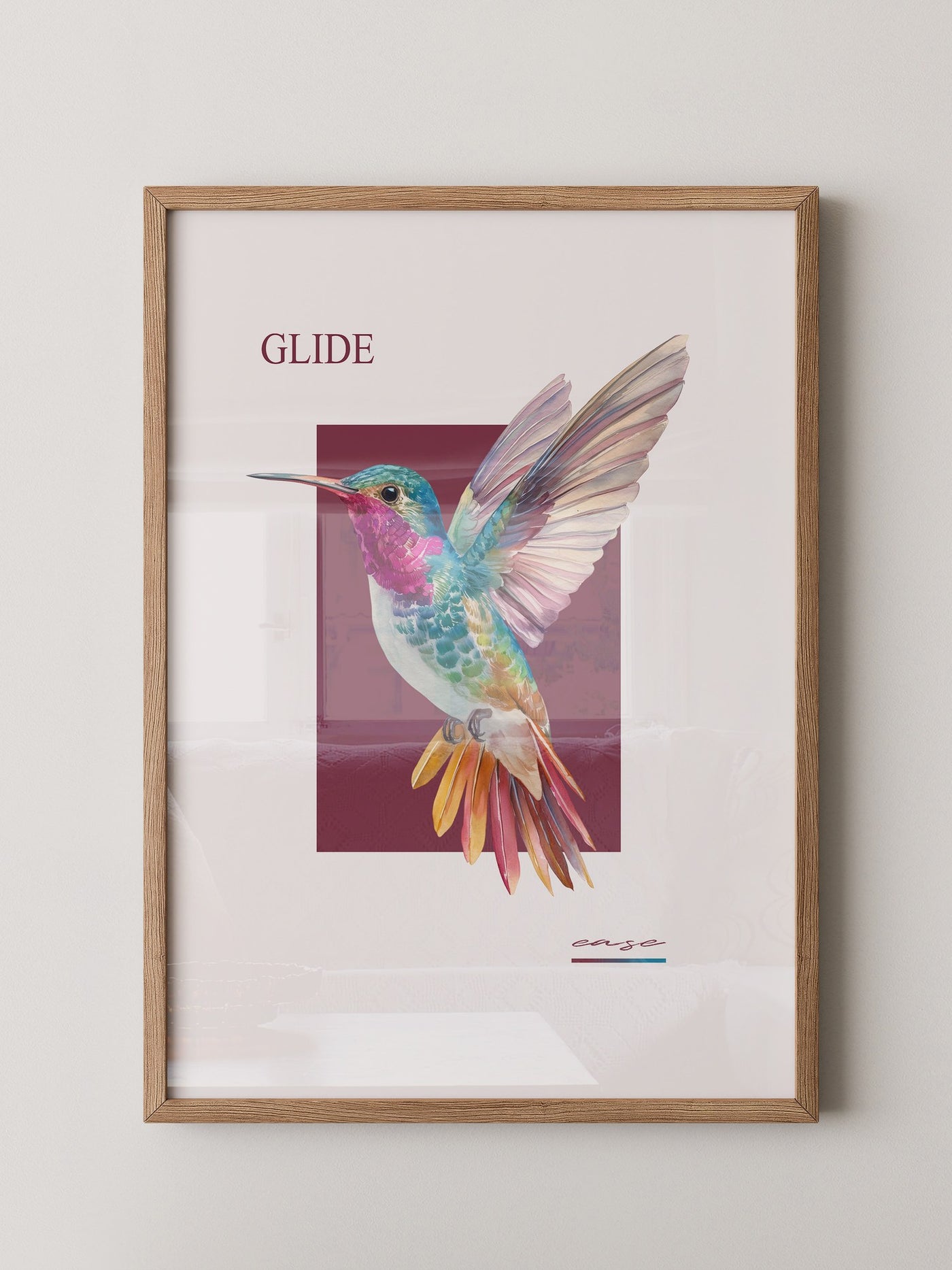 Kolibri Farbenpracht Retro
