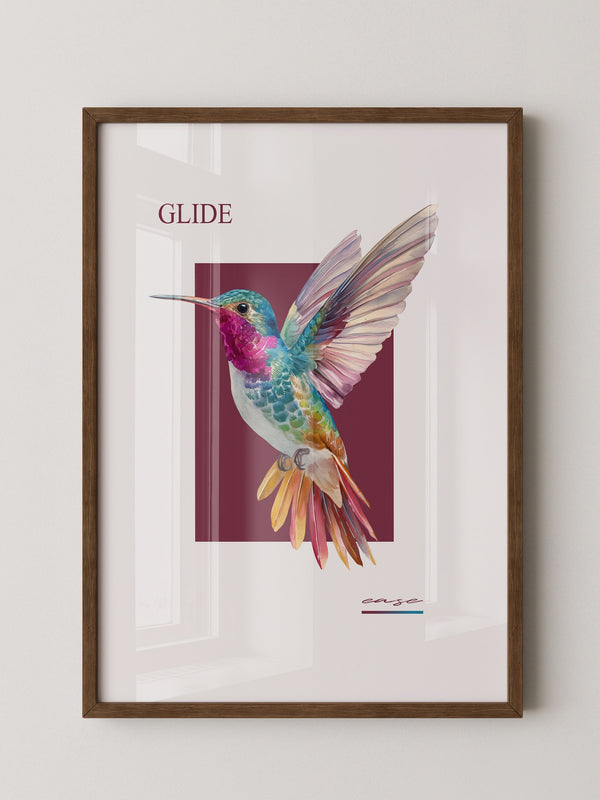 Kolibri Farbenpracht Retro