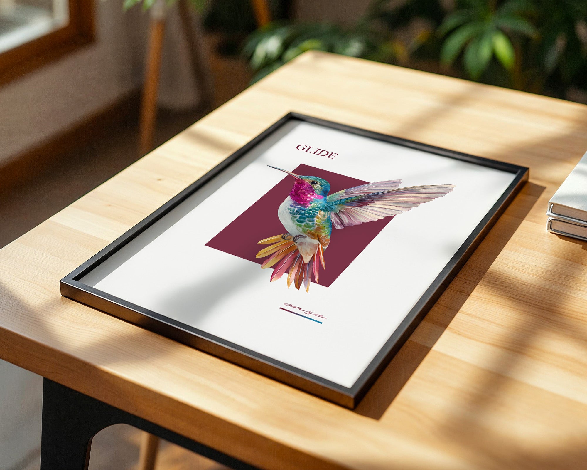 Kolibri Farbenpracht Retro