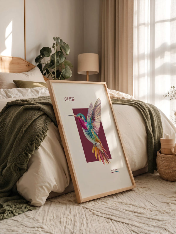 Kolibri Farbenpracht Retro