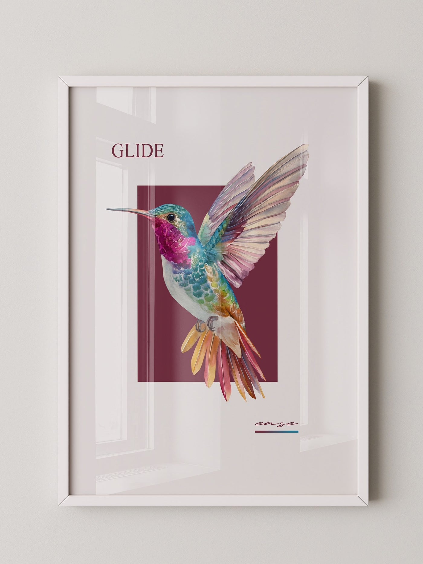 Kolibri Farbenpracht Retro