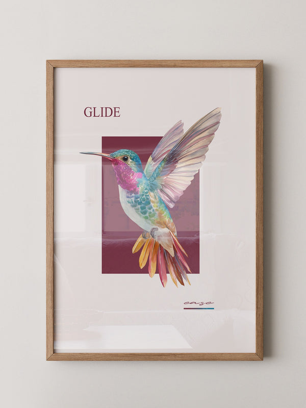 Kolibri Farbenpracht Retro