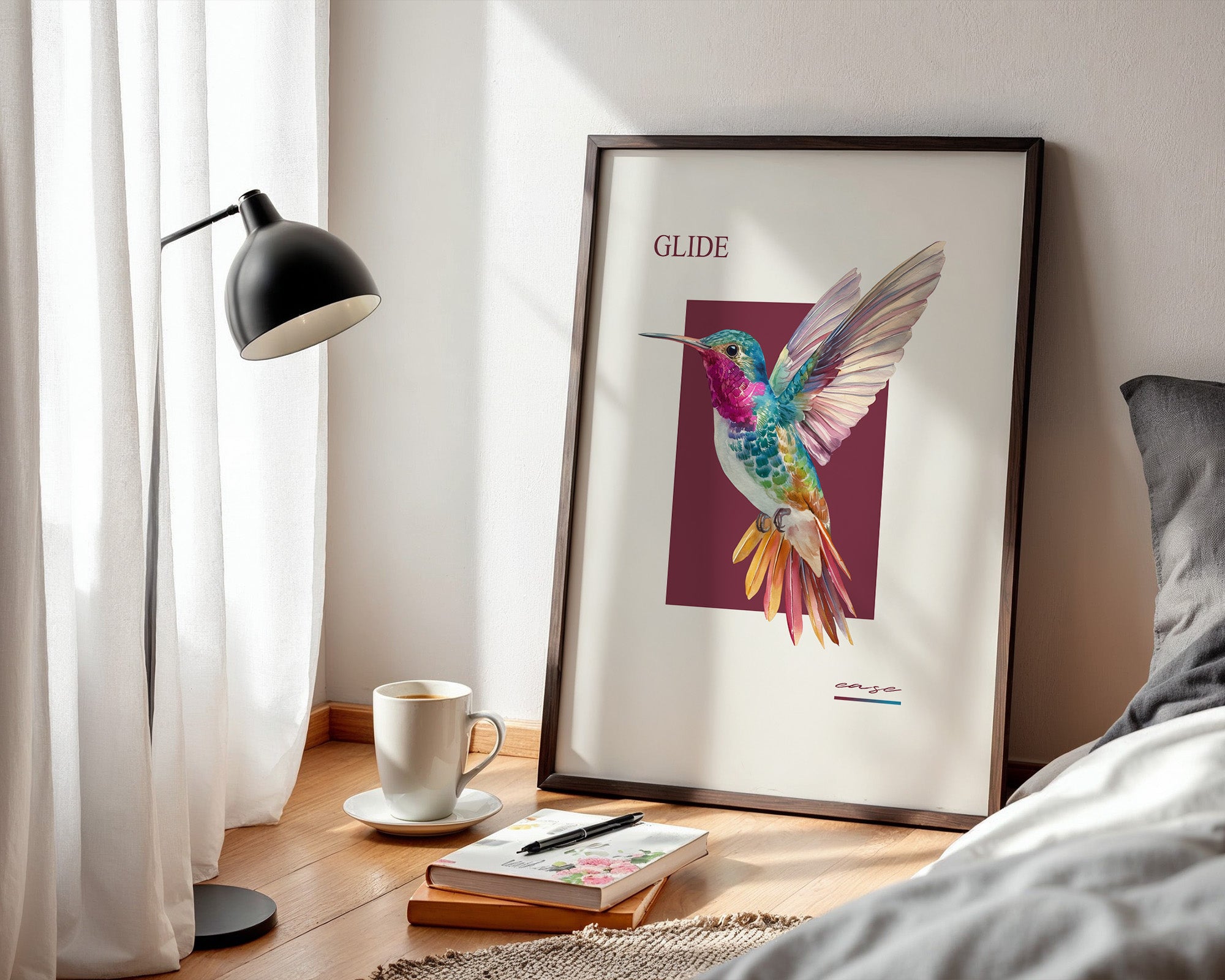 Kolibri Farbenpracht Retro