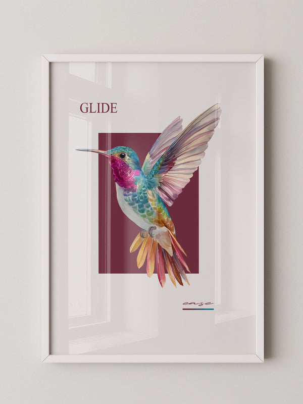 Kolibri Farbenpracht Retro