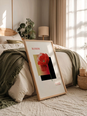 Roter Mohn Blüte Grafik