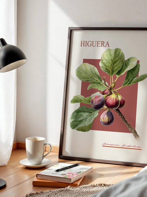 Feigenzweig Botanisch Rötlich