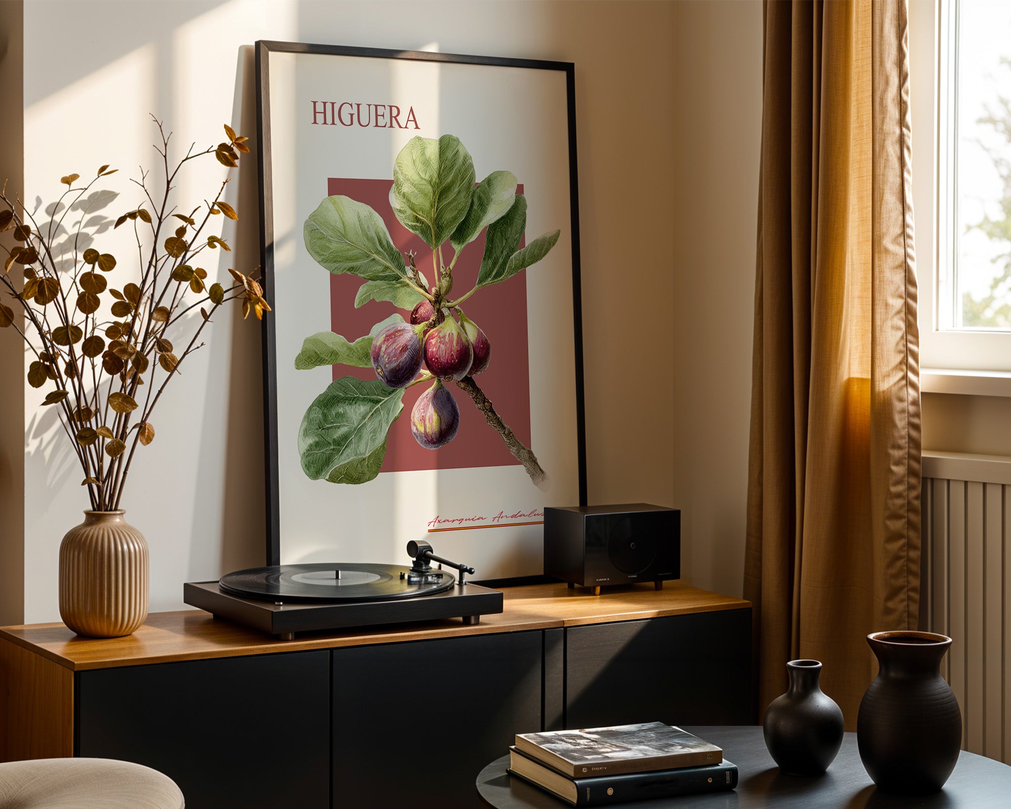 Feigenzweig Botanisch Rötlich