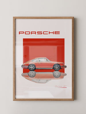 Porsche 911 Klassisch Rot