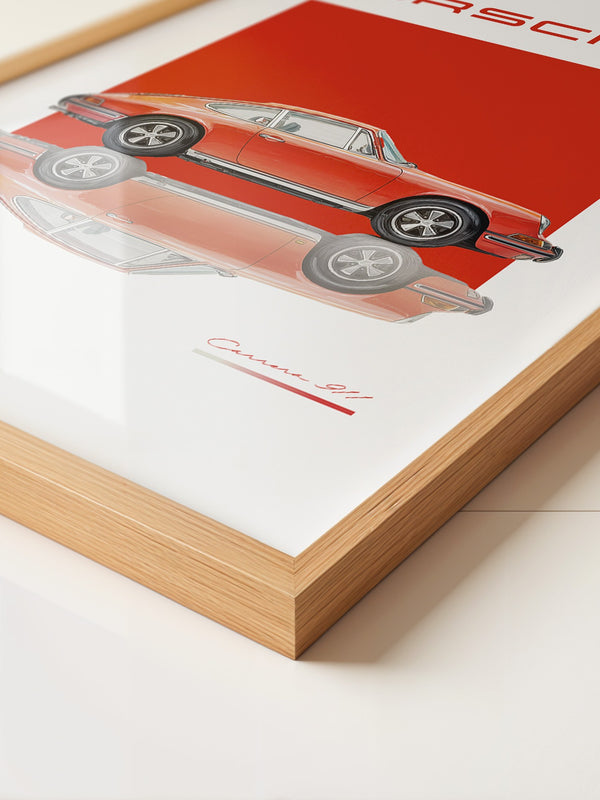 Porsche 911 Klassisch Rot