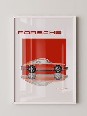Porsche 911 Klassisch Rot