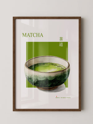 Matcha Tee Tasse Aquarellgrün