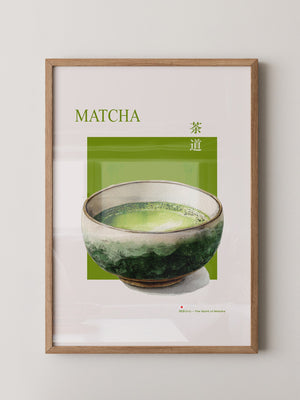 Matcha Tee Tasse Aquarellgrün